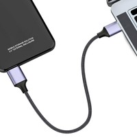 Câble de charge et de données USB 3.0 2-en-1 pour disque dur, 0,25m-2m, 5 Gbit/s, tressé en aluminium, charge rapide 5A pour ordinateur et disque dur 4 To