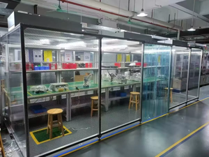 Cabina Modulare Antipolvere Su Misura ISO 5/7/8 Classe 10000 con Unità HEPA FFU per Ricerca di Laboratorio e Coltivazione di Funghi - Product Image 5