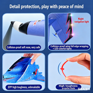 New fighters 11 <b>Rc</b> Plane Remote <b>Control</b> Aircraft Glider Model Epo Fixed Wing Foam Aircraft Model Fighter Toy Gift - Product Image 6