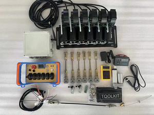 Télécommande radio avec 6 poussoirs, télécommande hydraulique sans fil proportionnelle avec 6 fonctions pour grue à tour Hiab 12v 24v - Product Image 1