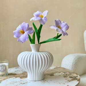 Bouquet de tulipes artificielles Muyu Chronicles, fleurs en PU au toucher réel, pour la décoration intérieure, décoration extérieure, décoration de fêtes, branche unique - Product Image 3