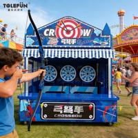 Machines de divertissement de plein air Tolefun CE Luna Park, jeux de fête foraine populaires, jeux de pêche électriques de carnaval, stand de ballons pour parc d'aventure
