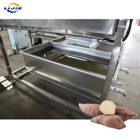Nouvelle Machine Automatique de Fabrication de Légumes et Fruits Séchés (Manioc, Patate Douce) avec Contrôle PLC, Pompe à Engrenages, Lavage, Tranchage et Séchage
