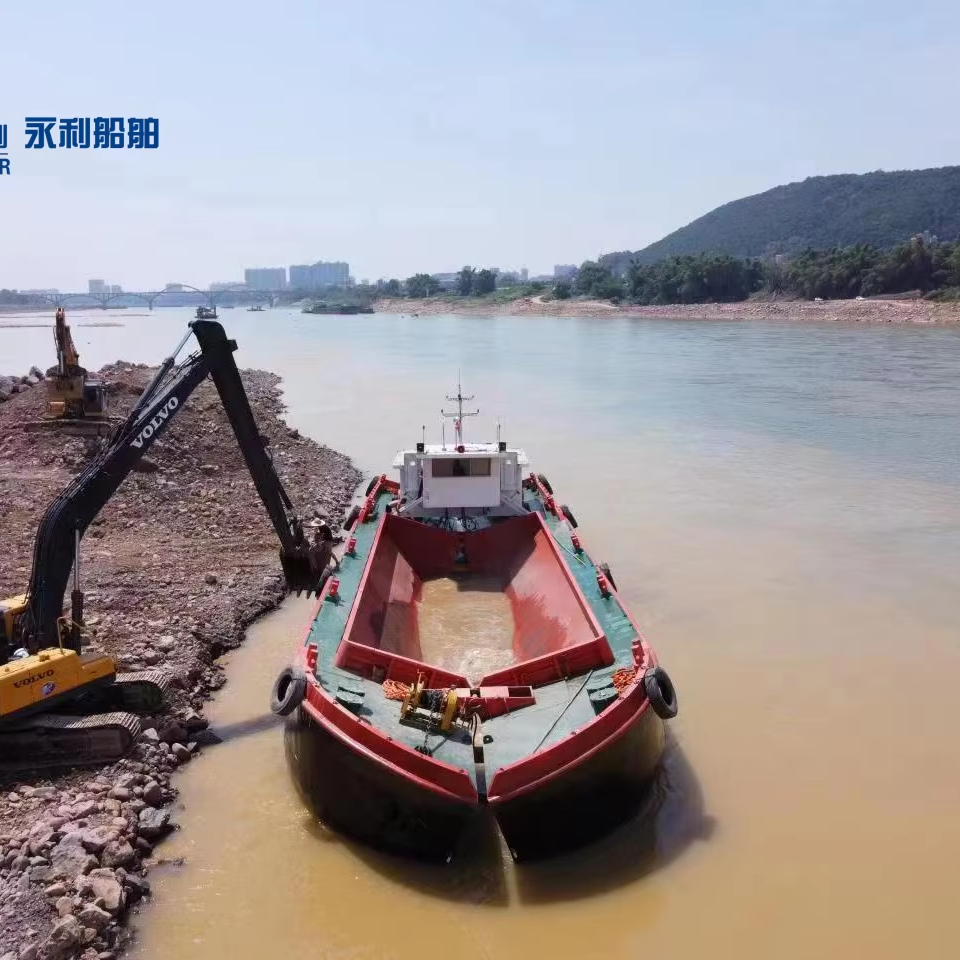2025, производитель Yongli, 200 тонн, вместимость, бункер, баржа для транспортировки песка/грязи/камней
