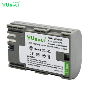 Nuovo tipo-C ricarica LP-E6 batteria fotocamera per Canon EOS 5D 6D 7D 60D 70D 80D <span class=keywords><strong>90D</strong></span> - Product Image 5