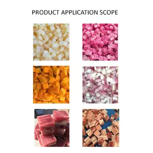 Low Price Electric Vegetable Potato Slicer Shredder Cutting Machine Cassava Chips Vegetable Dicing Cubes Cutter Chopper Machine