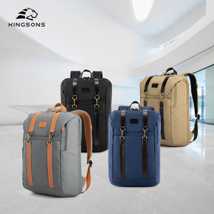 Kingsons Men's Laptop <b>Backpack</b> Solid Color <b>With</b> Laptop <b>Compartment</b> For School Education Winter 2025 - Product Image 1