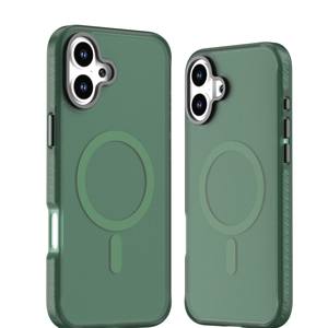 เคสโทรศัพท์แม่เหล็กแบบแข็งใสแฟชั่นใหม่แบบ3 in 1สำหรับ <span class=keywords><strong>iPhone</strong></span> 16 15 14 13 12 <span class=keywords><strong>11</strong></span> <span class=keywords><strong>PRO</strong></span> <span class=keywords><strong>MAX</strong></span> - Product Image 6