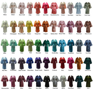Robes de mariée de luxe en satin de soie vierge, 135 couleurs, pour mariée et demoiselles d'honneur - Product Image 6