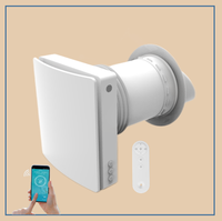 Système de ventilation ERV Holtop avec contrôle WiFi, récupération de chaleur, ventilation mécanique forcée, alimentation en air frais
