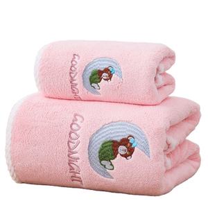 Juego de <span class=keywords><strong>Toallas</strong></span> de Baño y <span class=keywords><strong>Toallas</strong></span> de Mano de Microfibra - Juego de <span class=keywords><strong>Toallas</strong></span> Súper Absorbentes Ultra Suaves con Bordado Bonito, Logotipo Personalizado OEM - Product Image 1