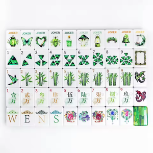 Colección Bosque Encantado, Juego de Mahjong Acrílico Pintado a Mano, Portátil, Premium, Tema Wizard <span class=keywords><strong>Oz</strong></span> Emerald, Juego de Lujo - Product Image 3