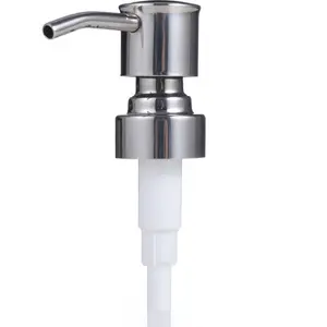 28/400 304 Aço Inoxidável Metal Espuma Liquid Soap Dispenser Loção Garrafa Bomba Pulverizador para Hand Wash