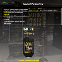 Máquina de Tatuajes Inteligente con IA, Máquina de Tatuajes Virtual, Vista Previa de Tatuajes en Tiempo Real, Equipo para Estudio de Tatuajes