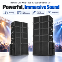 Système de sonorisation modulaire LA110 LA101 avec enceintes line array passives de 10 pouces et subwoofer assorti en option pour une configuration sonore live personnalisée