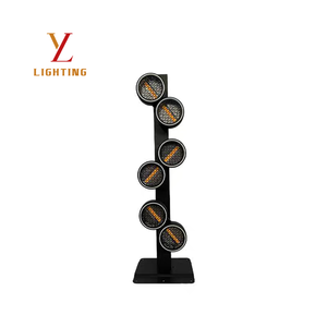 Projecteur de scène rétro rotatif à <span class=keywords><strong>6</strong></span> yeux 320W AC90-240V RGB 3-en-1 LED DMX512 à activation sonore avec fonctionnement automatique et effet stroboscopique - Product Image 3