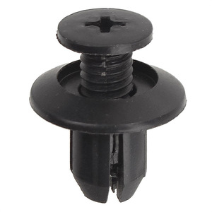 Clip de Plástico Negro para Coche, Tornillo de Expansión, Revestimiento de Guardabarros, Panel de Puerta, Sujetador Universal para Automóvil, 16 mm - Product Image 1