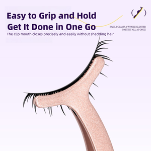 Kit d'extension de <span class=keywords><strong>cils</strong></span> en acier inoxydable le plus vendu – Pince à <span class=keywords><strong>cils</strong></span> durable à pointe arrondie pour <span class=keywords><strong>cils</strong></span> magnétiques - Product Image 3