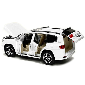 DCD for <strong>Toyota</strong> Land Cruiser 1/24 Scale Diecast <strong>Model</strong> Car Racing Style Alloy <strong>Vehicle</strong> with Working Wheels White Color