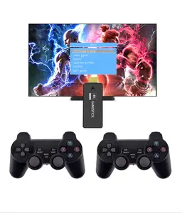 Game Stick 4K HD TV Video Game Dongle HDMIl Emulators Double Wifi 2.4G Wireless Gamepad Controller 3D Game Console