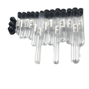 Taixing Qiujing Plastic Test Tubes 15*100 15*150 Screw Cap Transparent For Lab Use - Product Image 5