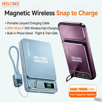 Mini Power Bank LC1 en Aluminium Aérospatial Magnétique avec Écran TFT, Support N52, Charge Sans Fil 15W, 4 Tons de Couleurs, Personnalisation Gratuite du Logo