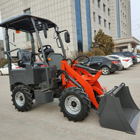 Kostenloser Versand Bester Preis 400kg-0,9t Mini-Radlader Mini-Frontlader Kleiner Elektrolader Zum Bestpreis