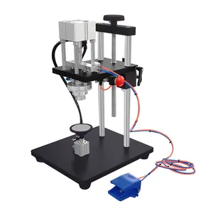 LIENM-máquina de prensado de botellas de vidrio, crimpadora neumática de 20kg, semiautomática, Manual, alta calidad