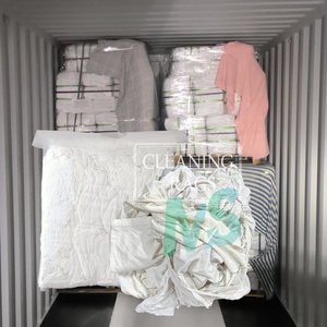 Paños de Algodón Blanco Comprimidos, Paños de Limpieza de Fibra Clasificada, Paños Industriales para Servicios de Reparación Naval y Revisión de Motores - Product Image 1