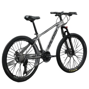 Vélo de montagne sportif de 27,5 <span class=keywords><strong>pouces</strong></span> à 21 vitesses en acier à haute teneur en carbone, freins à disque doubles, suspension avant, confortable pour adultes, unisexe - Product Image 1