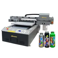 Mimage-impresora UV plana de PVC, máquina de impresión de CD de vidrio y metal, dispositivo giratorio