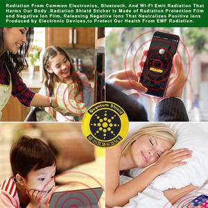 Emf Blocker Oem Mobile Phone 5G Ion Sticker Scalar Energy Saver Chip Quantum Shield Emf protection Anti Radiation Sticker - Product Image 5