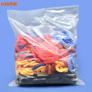 Elehk अलग अलग रंग और आकार घोड़े की नाल शिम प्लास्टिक शिम घोड़े की नाल यू आकार प्लास्टिक की खिड़की पैकर चीन निर्माता