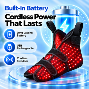 Masseur de pieds chauffant à lumière rouge, enveloppant, rechargeable, avec batterie intégrée pour usage domestique - Product Image 5