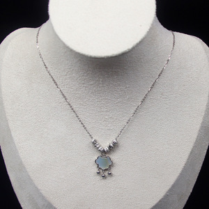 925 Sterling Silver Necklace Weather Shape Minimalist Elegant Collarbone <b>Chain</b> For Women Gift Jewelry - Product Image 1