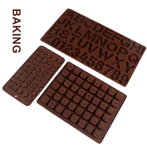 26 Alphabet <strong>Letters</strong> and Number Silicone Resin Mold Disposable Ice Cube Tray for PC Food <strong>Cake</strong> Tools Factory Direct - Product Image 5