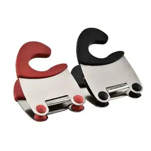 MJ clip laterali per pentole in acciaio inossidabile supporto per cucchiaio antiscottatura supporto per clip per pentole per utensili da cucina e gadget