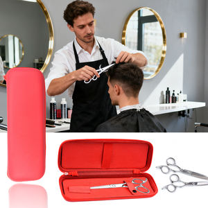 Estuche para Tijeras de Peluquería de EVA Personalizado al por Mayor, 23x7.5x4cm, de Alta Calidad, Resistente a Impactos, Color Rojo, para Estilistas - Product Image 1