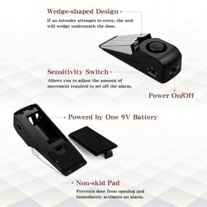 Wireless PC Material Door <b>Stop</b> <b>Alarm</b> System 120dB Loud Home Security Anti-Theft Portable - Product Image 2