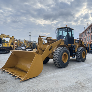 รถตักล้อยาง CAT 966H มือสอง ปี 2023 รุ่น 23.8 ตัน กำลัง 195 กิโลวัตต์ ผ่านการทดสอบและตรวจสอบ ความจุบุ้งกี๋สูง คุณภาพดี ขายดี - Product Image 1