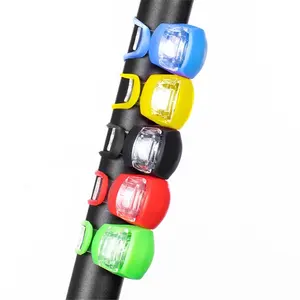 Online Wholesale Bicycle Silicone Case Electronic Light Bicycle Accessories Mountain Bike Rode Bike Led Lamp