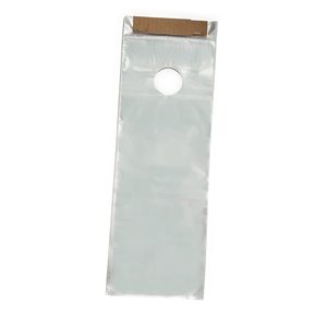 Sac suspendu transparent en polyéthylène pour poignées de porte, 5,5 x 15 pouces, pour affiches, promotions, marketing, courrier, journaux - Product Image 1