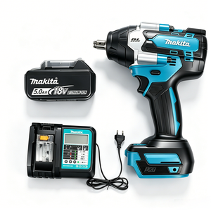 ชุดเครื่องมือไฟฟ้าไร้สาย <span class=keywords><strong>Makita</strong></span> 18V ราคาโรงงาน ชุดไขควง สว่านกระแทก ประแจกระแทก แบตเตอรี่และที่ชาร์จ ชุดเครื่องมือซ่อมรถยนต์ - Product Image 2