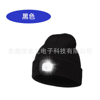 Cappello con Luce LED Ricaricabile USB per Corsa Notturna, Berretto Lavorato a Maglia per Uomo e Donna, Promozionale