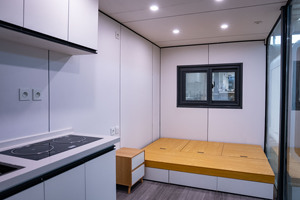 Cápsula de Dormir Tradicional para Exteriores, Tipo Apple Pod de <span class=keywords><strong>6m</strong></span>, Oficina, Estudio, Casa de Trabajo, Estructura de Acero Transpirable, Incluye Cama Tatami - Product Image 4