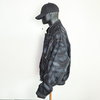 Veste polaire réversible vintage à capuche coupe-vent avec logo brodé Neohope OEM pour homme, taille plus, fermeture éclair intégrale