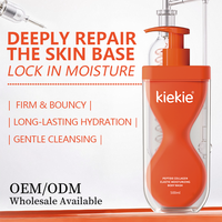 Gel Douche au Collagène Marque Blanche OEM, Peptide Raffermissant Tonifiant Liftant, Élasticité de la Peau, Logo Personnalisé Vente en Gros 500ml