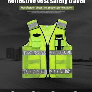 Chaleco de Seguridad al por Mayor con Cremallera Personalizable, Logotipo Personalizable, Ropa Reflectante a un Precio Accesible - Product Image 4