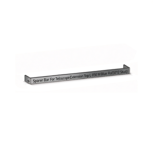 Barre d'espacement Fami pour extension télescopique, longueur 850 mm, bleu RAL5012, goujons - Product Image 3