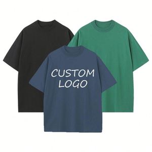 T-shirt pour homme de haute qualité, 100% coton, uni, écologique, 230 g/m², coupe ample, avec impression personnalisée - Product Image 6